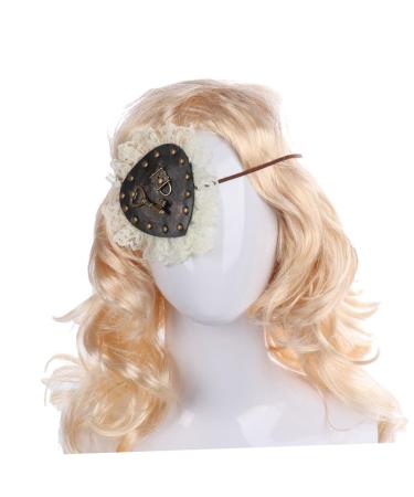 Minkissy 3PC Masquerade Eye Masks | Single Eye Mask & Blindfold Decor | Pirate Props & Key Lock Decoration - Buy Online on GoSupps.com