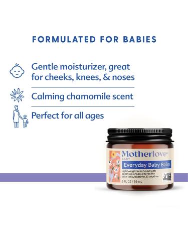 Motherlove Baby Body Care Gift Box | Clean Safe Essentials for Newborns Infants & Toddlers - Perfect Baby Shower Gift & Nursery Must-Have - Buy Online on GoSupps.com
