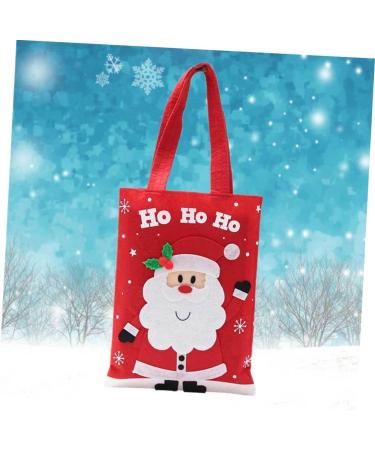Healeved for Candies Favors Christmas Chocolate Party Bags Claus Santa Tote Pattern Cartoon Portable - Buy Online on GoSupps.com