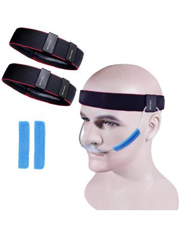 4Pcs Comfort Oxygen Nasal Cannula Headband, Ear Protectors for Oxygen Tubing, Face Cushion for Portable Oxygen Concentrator Make Oxygen Tube Users Relieve Ear Pain and Cheek Indentation Discomfort.