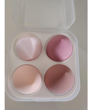 Danbao Makeup sponge set mixed multi-color use beauty eggs for wet and dry face make-up puff flawless four pink outfits (4pcs) - Buy Online on GoSupps.com
