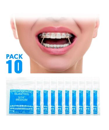 Orthodontic Intraoral Elastics - Medium 5/16 | 1000 pcs - Surgical Latex Made in USA | Shop Now at Orthodentalusa Corp - Buy Online on GoSupps.com