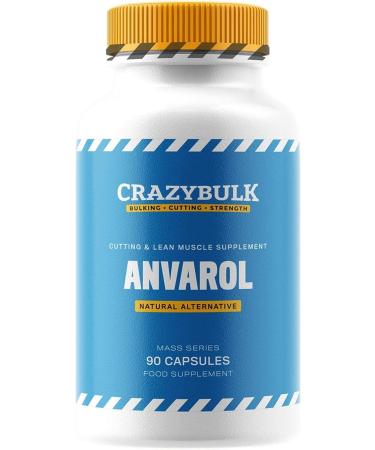 SSG'S ANVAROL (ANAVAR) Natural Alternative for Cutting & Lean Muscle Supplement Muscle Cutting Supplements (90 Capsules)