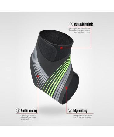 Breathable Running Ankle Brace - Support Wrap for Soccer Basketball & Injury Recovery - Buy Online on GoSupps.com
