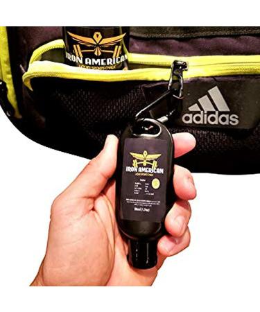 IRON AMERICAN Liquid Sports Chalk 2-PACK - Weightlifting Hand Chalk for Training Gymnastics Rock Climbing - Mess Free Travel Bottle - Long Lasting Strong Grip - 50 ml. Bottles - Buy Online on GoSupps.com