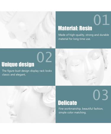 Minkissy White Necklace Display Head - Jewelry Organizer for Necklaces & Earrings Perfect for Shops & Home D cor - Buy Online on GoSupps.com