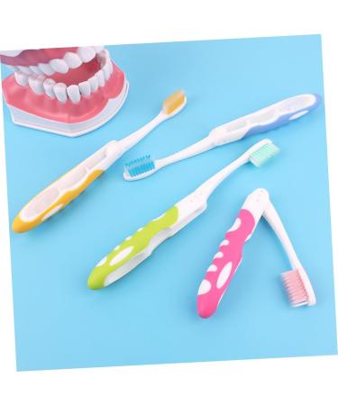 Lalafina 8-Piece Mini Travel Toothbrush Set - Foldable Manual Toothbrushes for Oral Care Accessories - Buy Online on GoSupps.com