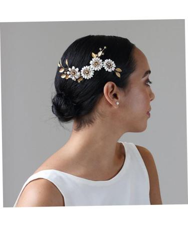 Housoutil Rhinestone Hair Side Comb Hair Rhinestones Bridal Hair Clip Rhinestone Bridal Side Combs Floral Vintage Hair Bridal Shower Headpiece Hair Pin Bride Wedding Crystal Flower - Buy Online on GoSupps.com