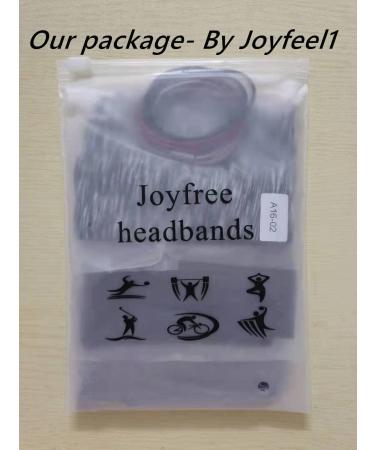 Joyfree Elastic Wide Headbands for Sports & Fitness | Workout Sweatband for Men and Women | Ideal for Yoga, Running, Gym, Dance | Athletic Style 1 - Buy Online on GoSupps.com