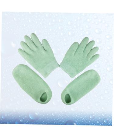 minkissy 1 Set Gloves for Dry Hands Dry Cracked Hands Gloves Spa Socks Softening Gloves Hand Care Gloves Dry Skin Socks Booties Moisturizing Gloves Hand Gloves Essential Oil Hand Mask