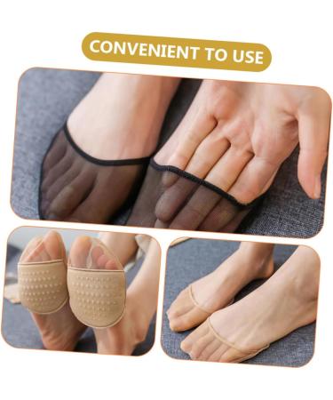 POPETPOP 12 Pairs Honeycomb Fabric Half Socks - Seamless Toe & Heel Pads for High Heels - Summer Accessories for Women - Buy Online on GoSupps.com