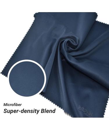 Buy 6 Pack Extra Large Microfiber Eyeglass Cleaning Cloths | Premium 11"x11" Glasses & Screen Cleaner - International Shipping Available - Buy Online on GoSupps.com