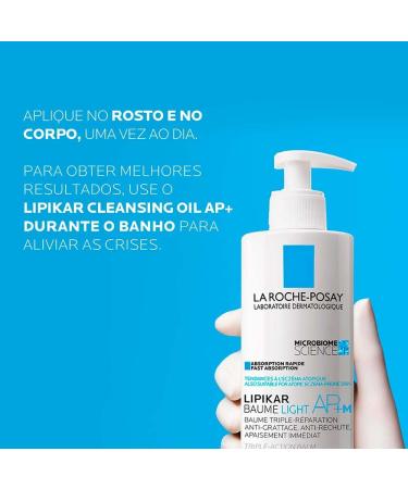 La Roche-Posay Lipikar Baume Light AP+ M 400ml - Soothing Lotion for Dry Skin Hydration & Repair - International Shipping Available - Buy Online on GoSupps.com