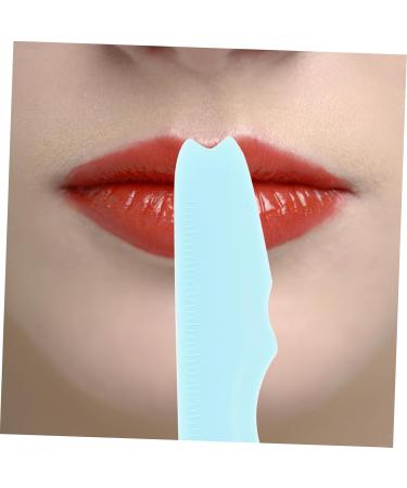 CALLARON Pochoir Pour Eyeliner Outil De Maquillage Silicone Applicateur Pour L vres Et Mascara Aide Application Pr cise bleu - Buy Online on GoSupps.com