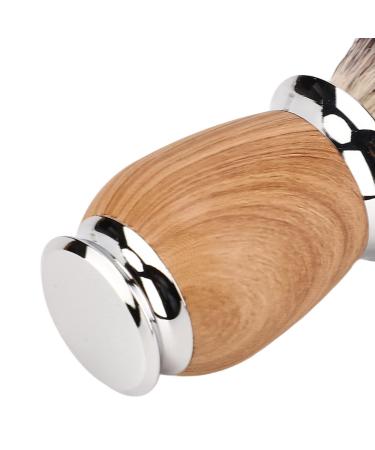 Professional Handmade Hair Razor Brush - Men's Shaving Brush with Wooden Handle for Salon & Home Use - Perfect for Double Edge & Straight Razors - Buy Online on GoSupps.com