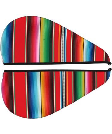 Hair Towel Wrap - Quick Drying Towel Turban with Button | Mexican Serape Stripes - Buy Online on GoSupps.com