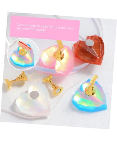 4sets Nail Practice Holder Nail Tips Display Stand Nail Art Showing Board Nail Art Display Board Diy Nail Practice Stand Nail Tip Display Stand Nail Art Tool Aurora Love Resin - Buy Online on GoSupps.com