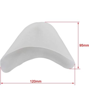 Futheda Silicone Gel Toe Protective Caps - Midfoot Support Breathable Soft for High Heels Ballet & Dance - 3 Pairs - Buy Online on GoSupps.com