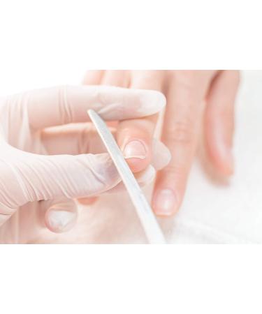 PrettyClaw 50pc Mini Manicure Nail File - 80/100 Grit Double Sided Zebra Emery Board 5 inches - Buy Online on GoSupps.com