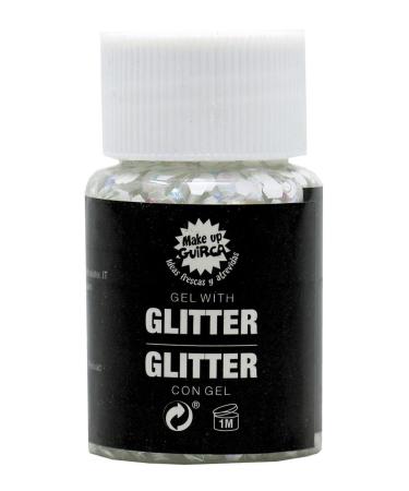 FIESTAS GUIRCA GEL WITH GLITTER FOR BODY AND FACE 20GR WHITE