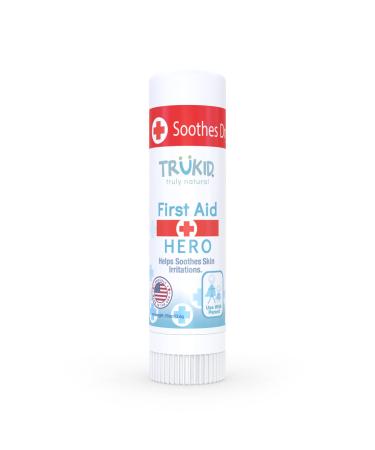 TruKid Hero Stick Therapy Balm - Relieves Itchiness & Irritation  Perfect for On-The-Go  Natural & Non-Toxic Ingredients  Steroid-Free  Fits Anywhere  Pediatrician-Tested  Planet Friendly  0.55oz Hero Stick Balm