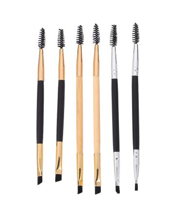 Beaupretty 6pcs Dual Ended Eyebrow Mascara & Grooming Brush Set | Eyelash & Eyeliner Comb - Premium Makeup Tool - Buy Online on GoSupps.com