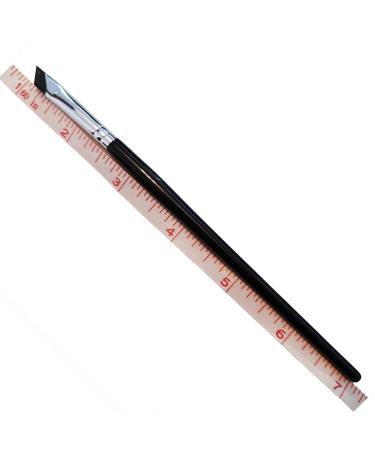PRO Precision Gel Eye Liner Makeup Brush - Fine Angle Flat Eyeliner & Eyebrow Brush for Contouring and Waterline Application - Buy Online on GoSupps.com