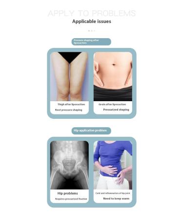Lewey Elastic Hip Support Belt for Hip Joint Protection Post Liposuction Post-Surgery Thigh Compression Bandage (Color : Black Size : S (waist 58-80cm)) S (waist 58-80cm) Black - Buy Online on GoSupps.com