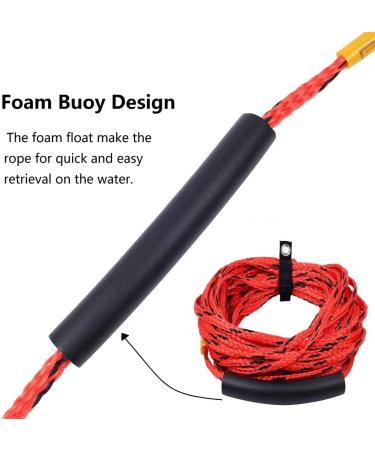 60 FT Heavy Duty Boating Tow Rope for Tubing - Towable Tube Tow Rope for 1-2 Riders - Buy Online on GoSupps.com