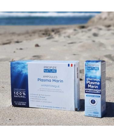 ABOUT NATURE Hypertonic Marine Plasma 30 Ampoules of 10 ml - Buy Online on GoSupps.com