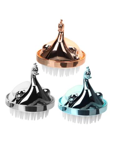Magiclulu 3 STK Shampoo brush for children baby brush brush for the scalp care children shampoo brush hair linen brush for children shampoo brush for the scalp cloth scalkkamm