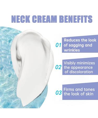 Neck Firming Cream - Anti-Wrinkle Moisturizer for Smooth Tight Skin | Reduce Fine Lines & Wrinkles (1.7 oz - Buy Online on GoSupps.com