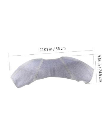 Buy Multipurpose Shoulder Pads - Breathable Shoulder Protector Waistcoat Brace - Charcoal Fibre - International Shipping Available - Buy Online on GoSupps.com
