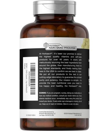 Horb ach MSM Capsules 1500mg | 240 Count | Non-GMO Gluten Free Supplement | Berkshire Labs - Buy Online on GoSupps.com