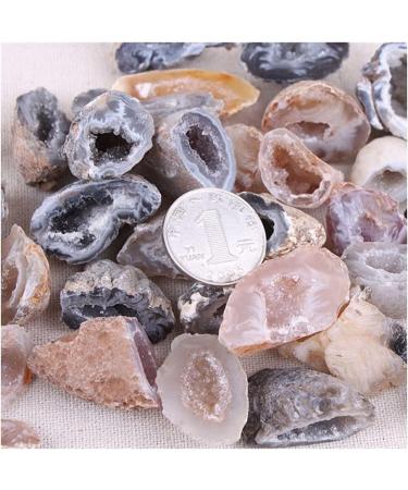 Natural Crystal Rough for 1Pcs Geodes OCO Agate Natural Crystals Druzy Halves Quartz Specimens DIY Decor Raw Stones and Minerals (Size : 1-3.5cm) (Size : 1-3.5cm) - Buy Online on GoSupps.com