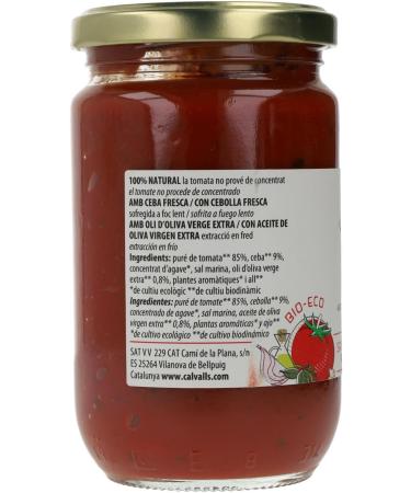  Cal Valls Tomato Sauce 270g - Buy Online on GoSupps.com