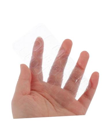 Beatifufu 50 Sheets False Nail Jelly Glue Tab Nail Glue Stickers for Nails Jelly Gel Tips Dongles Jelly Gel False Nails Glue Silica Gel Manicure - Buy Online on GoSupps.com