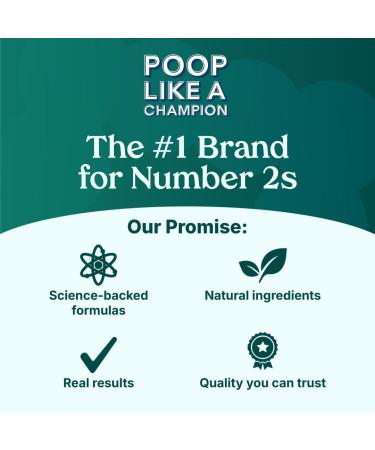 Poop Like a Champion Gut Power Synbiotic (Prebiotic Probiotic Postbiotic) 60 Capsules Vegan Non-GMO Digestive Health Supplement 6.5billion CFU - Buy Online on GoSupps.com