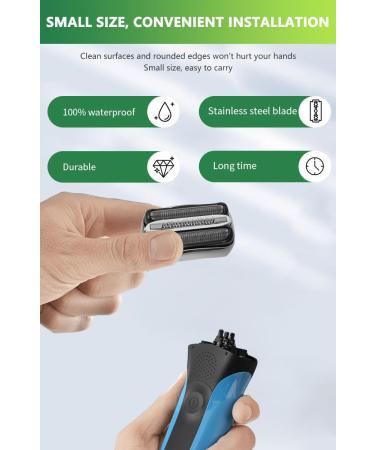 32S Series 3 Replacement Head for Braun 3000s-3090cc Shavers - Cordless Razor Foil Blade for Men - Buy Online on GoSupps.com