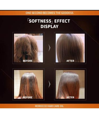 Shouhengda Morocco Argan Oil Hair Care Essence - Nourishing Repair for Damaged, Split, Frizzy Hair - Scalp Treatment Oil - 1 Bottle - Buy Online on GoSupps.com