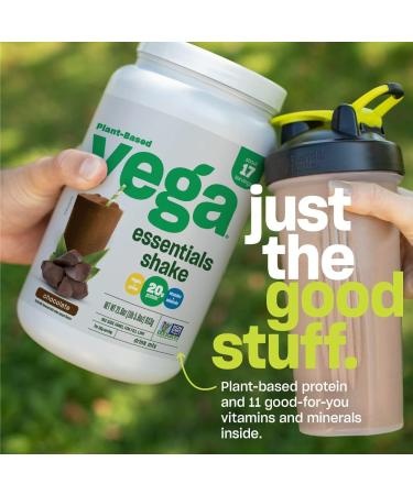 Vega Essentials Vegan Protein Powder Vanilla (18 Servings) - Superfood Ingredients  Vitamins  Antioxidants  Low Carb  Dairy Free Pea Protein for Women & Men 1.3lbs (Packaging May Vary) Vanilla Large Tub - Buy Online on GoSupps.com