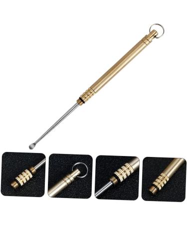 Titanium Alloy Ear Digger Spoon - Portable Ear Wax Cleaner & Removable Spoon - Buy Online on GoSupps.com