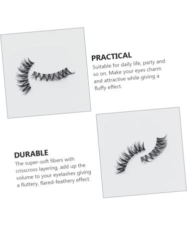 Angoily 45 Pairs Fake Eyelashes Fake Bottom Lashes False Eyelashes Bulk Lash Magnetic Eyelash Artificial Eyelash Faux Lashes Fluffy Supplies Transparent Stalk Handmade Hair Dense A539 - Buy Online on GoSupps.com