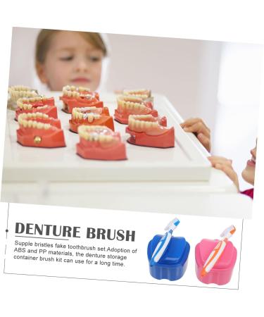 Shop Lurrose Baby Toothbrush Set & Storage Box | Travel-Friendly Prosthesis Case | Soft Fur Women s Suitcase Organizer (8.5x8.5x7cm) - International Shipping Available - Buy Online on GoSupps.com