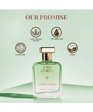 Just Herbs Forest Wood Eau Da Parfum Unisex 50 ml - Buy Online on GoSupps.com