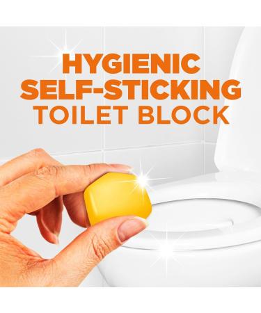 Harpic Hygienic Fresh Sticker Adhesive Toilet Block Yellow - Citrus 4 Packs of 4 stickers. Toilet Freshener No Plastic Applicator. 4 count (Pack of 4) - Buy Online on GoSupps.com
