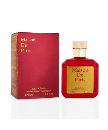 Maison De Paris for Women Eau de Parfum Natural Spray | Floral and Oriental Notes | Sensual and Fresh Fragrance for all Skin Types | Casual and Formal Wear 3.4 Fluid Ounce/100 Ml Maison De Paris 3.4 Fl Oz (Pack of 2)