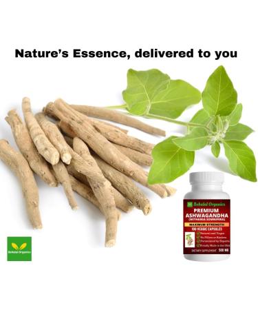 Behalal Organics Ashwagandha Quick Release Capsules - Buy Online on GoSupps.com