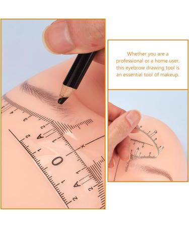 SOIMISS R gle Sourcils Professionnelle Autocollante 10 Pcs Outil de Mesure Jetable Graduation Claire Accessoires Pr cis pour Maquillage Permanent Tatouage Sourcils et Trac de Ligne  - Buy Online on GoSupps.com