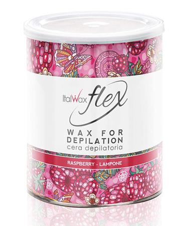 Warm wax flex raspberry Italwax 800 ml